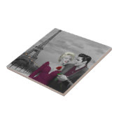 パリB&W タイル (側面)