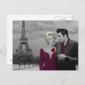 パリB&W ポストカード (正面/裏面)