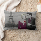 パリB&W ランバークッション (ブランケット)