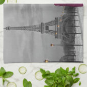 パリB&W 2 キッチンタオル (折り畳み)