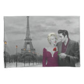 パリB&W 2 枕カバー (正面右)