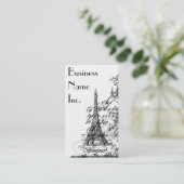 パリBonjourのコラージュの名刺 名刺 (スタンド正面)