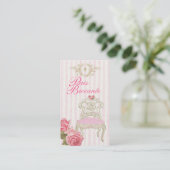 パリBrocanteの名刺 名刺 (スタンド正面)