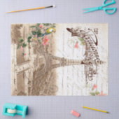 パリDecoupageのティッシュペーパーの春 薄葉紙 (クラフト)