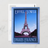 パリfranceヴィンテージルック ポストカード (正面/裏面)