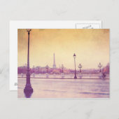 パリin the Rain ポストカード (正面/裏面)