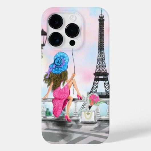 パリiPhoneケースとエッフェル・ローワー Case-Mate iPhoneケース (裏面)
