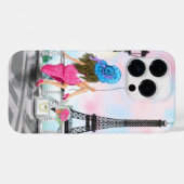 パリiPhoneケースとエッフェル・ローワー Case-Mate iPhoneケース (裏面 (横))