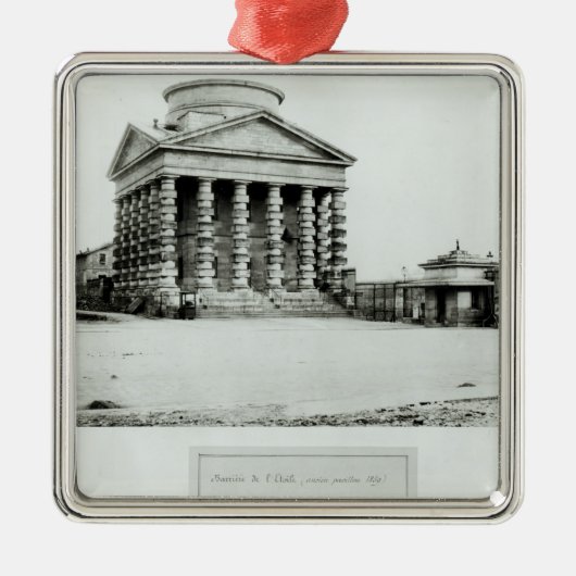 、パリl'Etoile Barriere de 1858-78年 メタルオーナメント (正面)