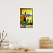 パリLondres,ケミン・ド・ファー・デュ・ノルド,旅行 ポスター (キッチン)