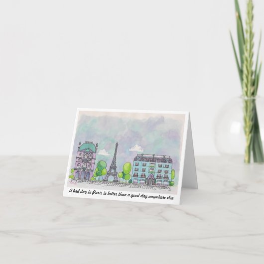 パリNotecard カード (正面)