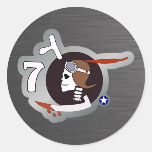 パリP-40 WWIIの鼻の芸術 ラウンドシール (正面)