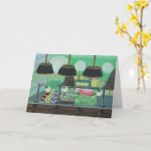 "パリPâtisserie " カード (黄色い花)