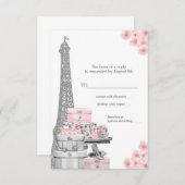 パリRSVP 出欠カード (正面/裏面)