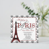 パリSweet sixteenパーティー 招待状 (スタンド正面)