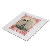 パリTrivetのタイル上のヴィンテージサンタ タイル (側面)