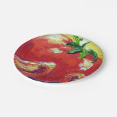 パリWyatt Llanso著トマトの紙皿 ペーパープレート (アングル)