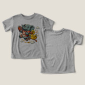 パルよくはしゃぐス：カートゥーン象とアヒル (デザイン正面&裏面)