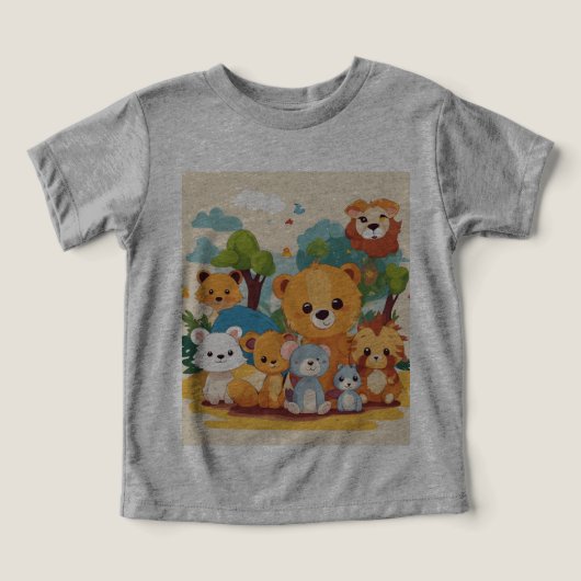パルよくはしゃぐズ、キュードルクルーTシャツ (デザイン正面)
