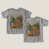パルよくはしゃぐズ、キュードルクルーTシャツ (デザイン正面&裏面)