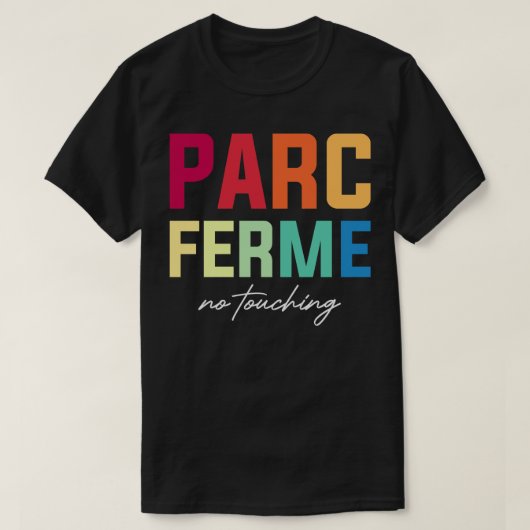 パルクフェルムノアタッチF1デザイン Tシャツ (デザイン正面)