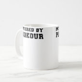 パルクールに支えられて コーヒーマグカップ (正面左)