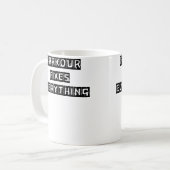 パルクールは全てを解決 女性 男性 パルクール好き コーヒーマグカップ (正面左)