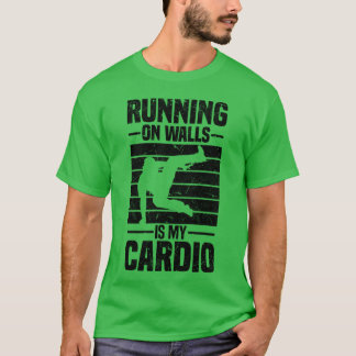 パルクールギフト フリーランニング スポーツ パルクール ことわざ 少年 Tシャツ