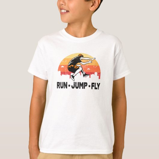 パルクールヴィンテージフリーナー Tシャツ (正面)