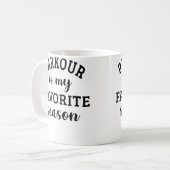パルクール好き コーヒーマグカップ (正面左)