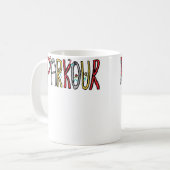 パルクール コーヒーマグカップ (正面左)