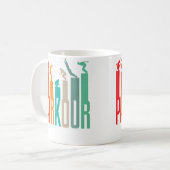 パルクール コーヒーマグカップ (正面左)