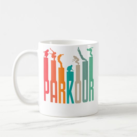 パルクール コーヒーマグカップ (左)