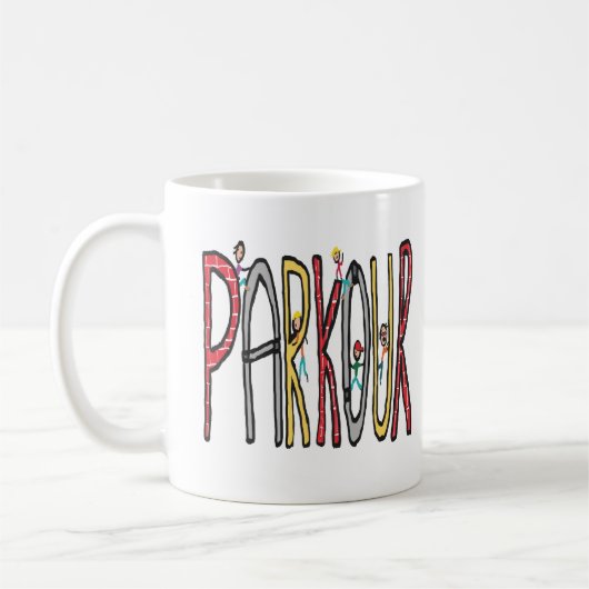 パルクール コーヒーマグカップ (左)