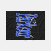 パルクール フリースブランケット (正面(横))