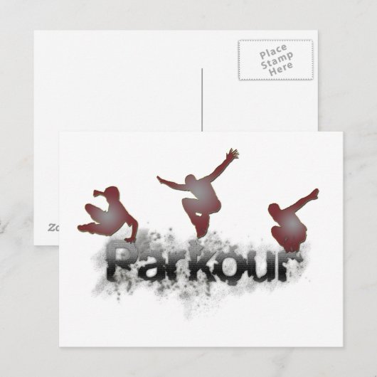 パルクール ポストカード (正面/裏面)