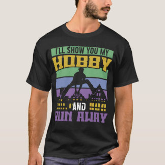 パルクール 私の趣味を披露して フリーランニングで駆け抜ける Tシャツ