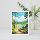 パルケのナショナル・ロス・アラヤネス・ヴィンテージ旅行 ポストカード (スタンド正面)