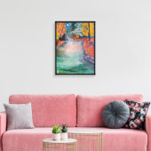 パルケデサンビセンテ絵を描ズバイアルフレッドキツネ キャンバスプリント (インサイチュ (リビング))