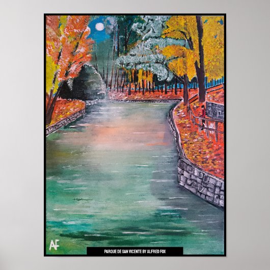 パルケデサンビセンテ絵を描ズバイアルフレッドキツネ ポスター (正面)