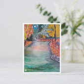 パルケデサンビセンテ絵を描ズバイアルフレッドキツネ ポストカード (スタンド正面)