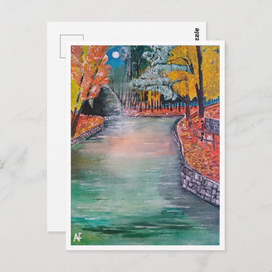 パルケデサンビセンテ絵を描ズバイアルフレッドキツネ ポストカード (正面/裏面)