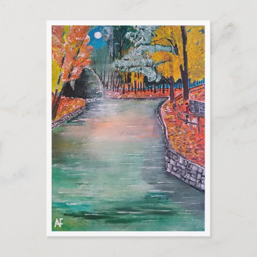 パルケデサンビセンテ絵を描ズバイアルフレッドキツネ ポストカード (正面)