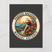 パルケナショナルマニュエルアントニオスロート旅行アート ポストカード (正面)