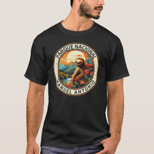 パルケナショナルマニュエルアントニオスロート旅行アート Tシャツ