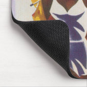 パルコトリオヴィンテージトラベルポスターマウスパッド マウスパッド (コーナー)