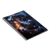 パルサーの中性子星の銀河系のイメージ ノートブック (右側)