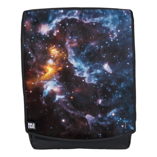 パルサーの中性子星の銀河系のイメージ バックパック (正面)