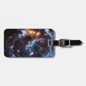 パルサーの中性子星の銀河系のイメージ ラゲッジタグ (正面横)