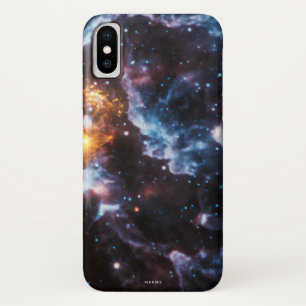 パルサーの中性子星の銀河系のイメージ iPhone X ケース